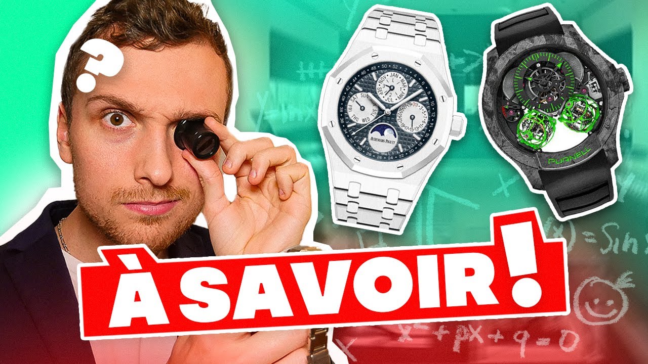 Les différentes complications de montre ! Guide complet