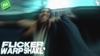 Warp Flicker Shake Effect - After Effects Tutorial