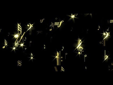 Music Notes - Glittreing Flow - Background Loop - YouTube