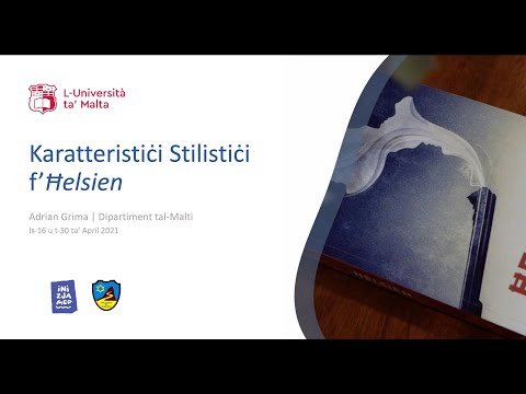 Karatteristiċi Stilistiċi f’Ħelsien | Adrian Grima | - It-Tieni Taħdita