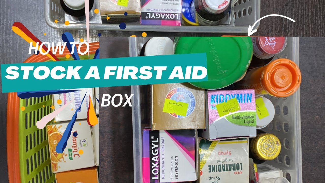 What’s In My First Aid Box | How To Stock A First Aid Box - YouTube