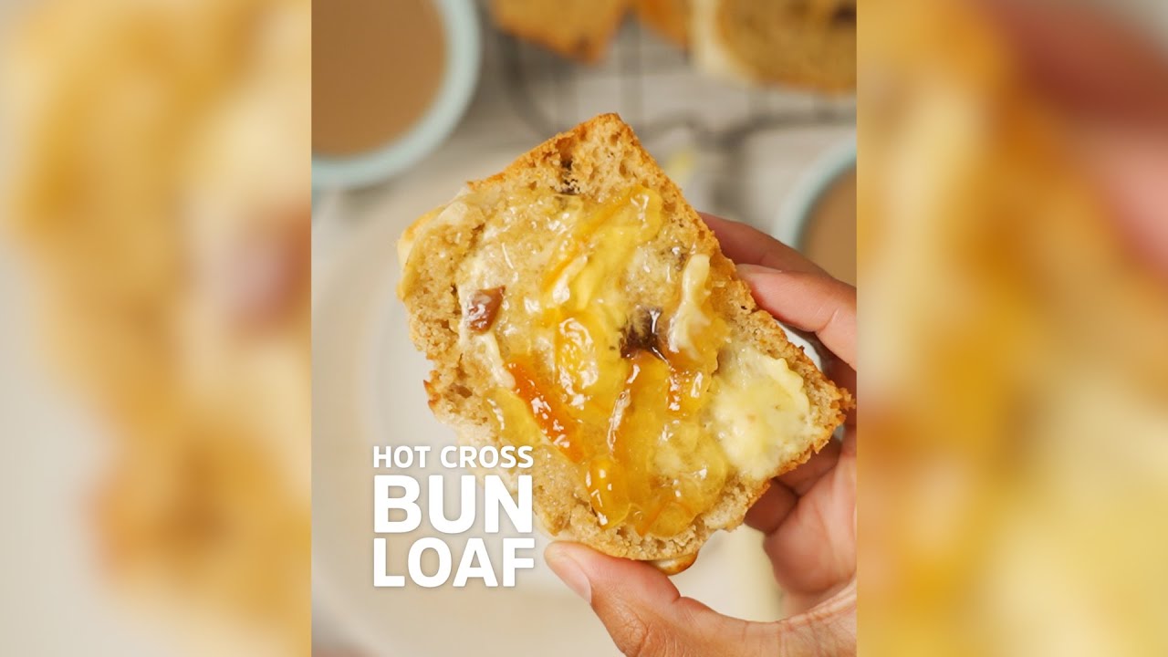 Hot Cross Bun Loaf