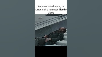 When you transition with the wrong distro #linux #distrotube #funny #linuxtransition