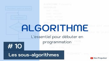 Algorithme : 10-Sous-algorithmes