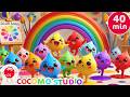 Learn Colors for Toddlers 🎨 40 Minutes Fun Educational Video | Preschool Nursery Rhymes Compilation
