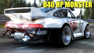 Crazy Porsche 911 993 RWB Hellspec / Assetto Corsa / Ultra Graphics