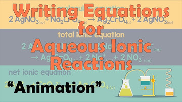 EQUATIONS FOR AQUEOUS IONIC REACTIONS | Chemistry Animation
