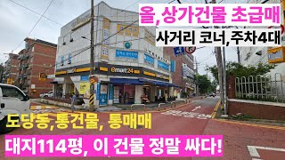 급처분하는 근생건물, 대지114.2py 토지가격도 안되지요? 토지가격으로 ~ 매수가능한 건물