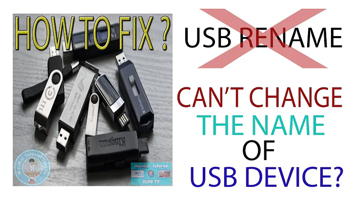 How To Rename USB Device / Why Can't I change USB name.