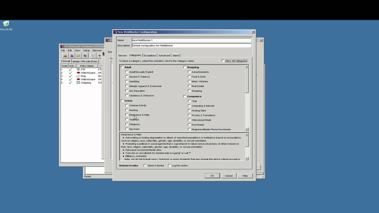 WatchGuard System Manager - Demo - YouTube