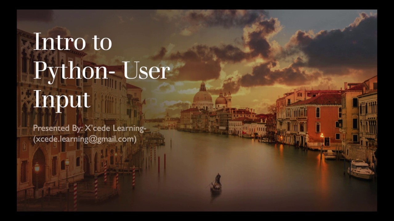 User_input - YouTube