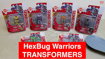 All 6 Transformer HexBug Warriors - Play Test Review with 7 Battles - Autobots v