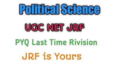 UGC NET JRF Political Science PYQ #ugc_net_jrf_political_science  #pyq #ushastudypoint