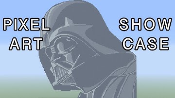 Minecraft Pixel Art Showcase - Darth Vader (Star Wars)