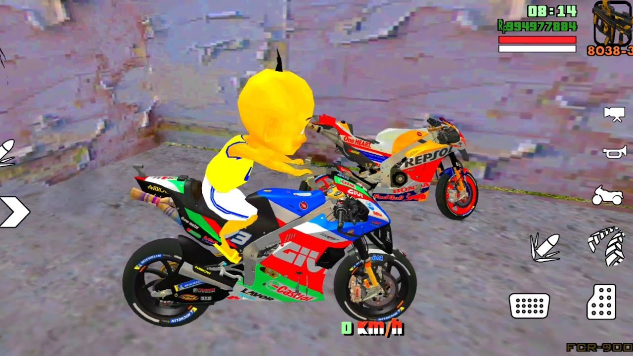 Motor Balap Upin di sita pak polisi 😂 Oyanio Tv