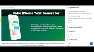 Fake iPhone Text Generator free download