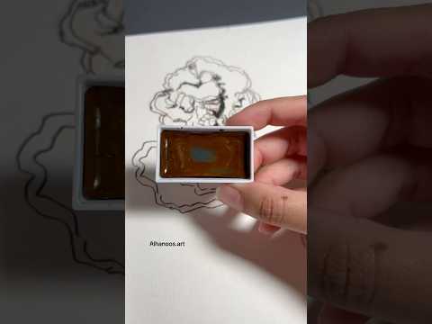 انا اسمي هالالوان البلوت توست   الوان مائيه 