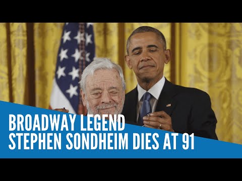 Broadway legend Stephen Sondheim dies at 91