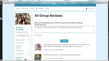 MeetUp Review Tutotial Video
