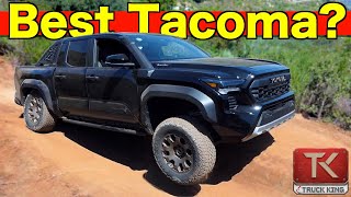 Tacoma Goes Hybrid! 2024 Toyota Tacoma Review  TRD Pro or Trailhunter for OffRoading?