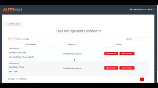 New Fleet Management Dashboard Demo
