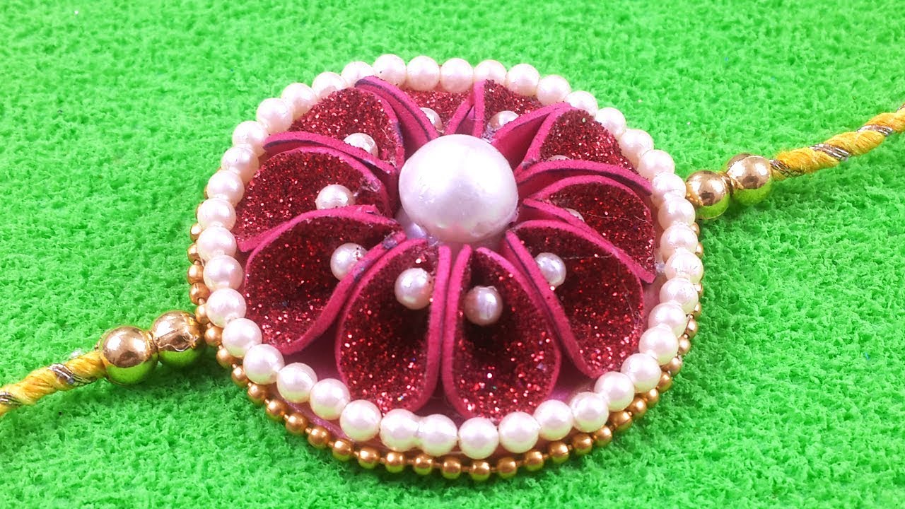 Handmade Rakhi Design 2019 - आसान राखी बनाना सीखे ...