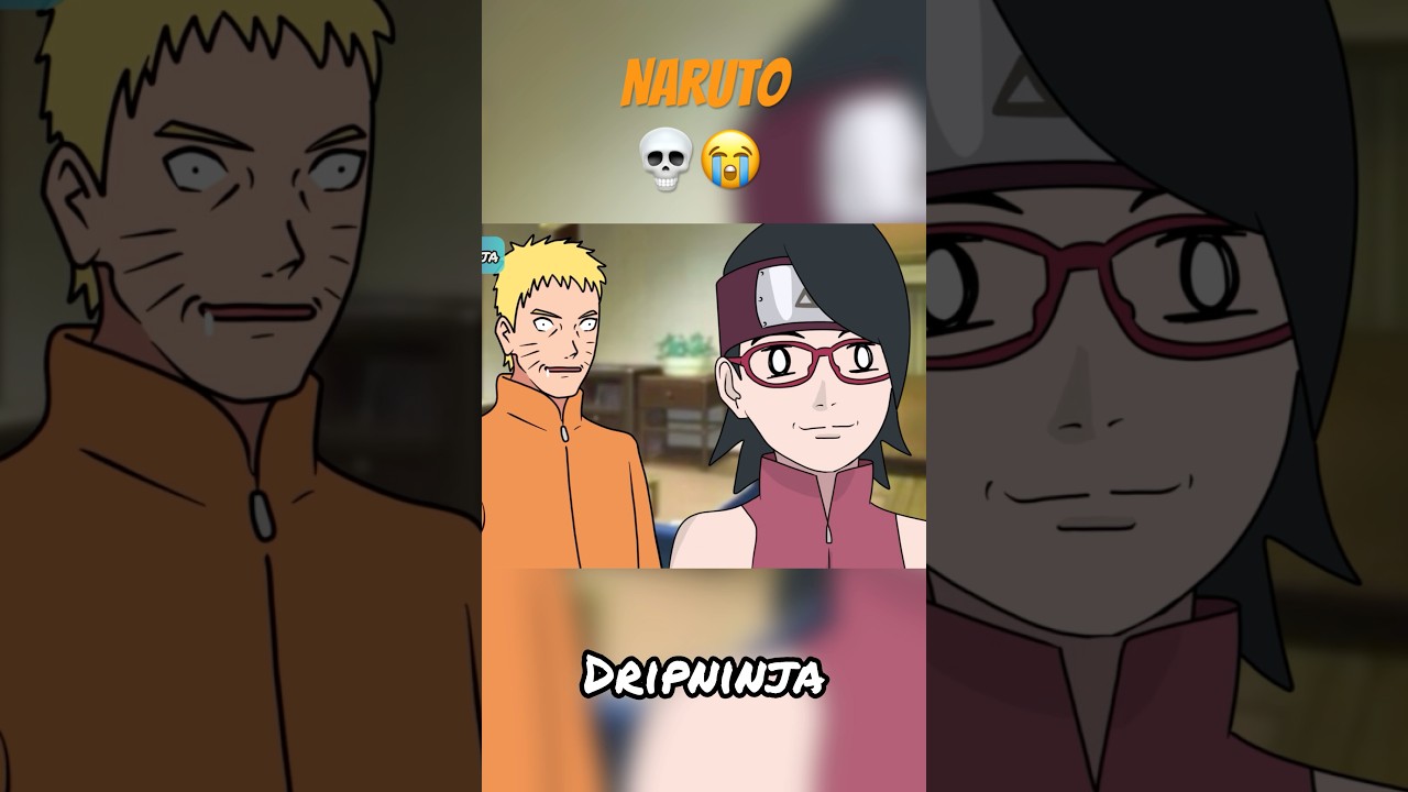 Naruto creeps out sarada😭 (boruto/naruto parody) 