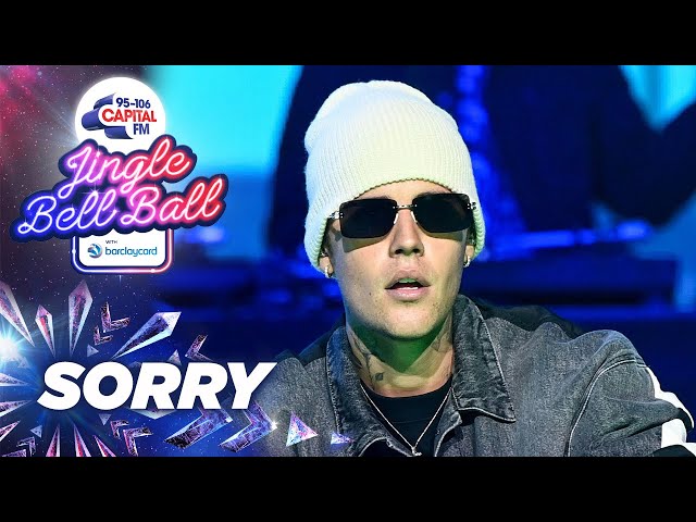 Justin Bieber - Sorry (Live at Capital's Jingle Bell Ball 2021) | Capital class=