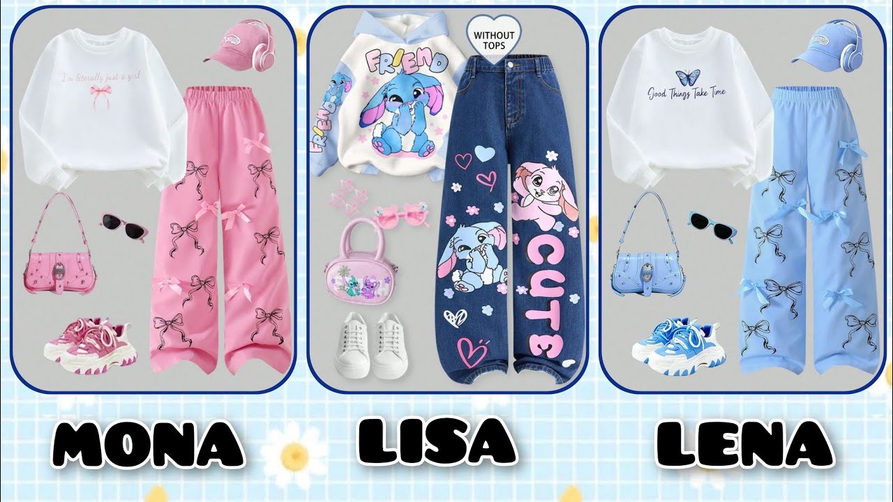 LENA OR LISA OR MONA FASHION CHOOSE ONE FOR YOU 