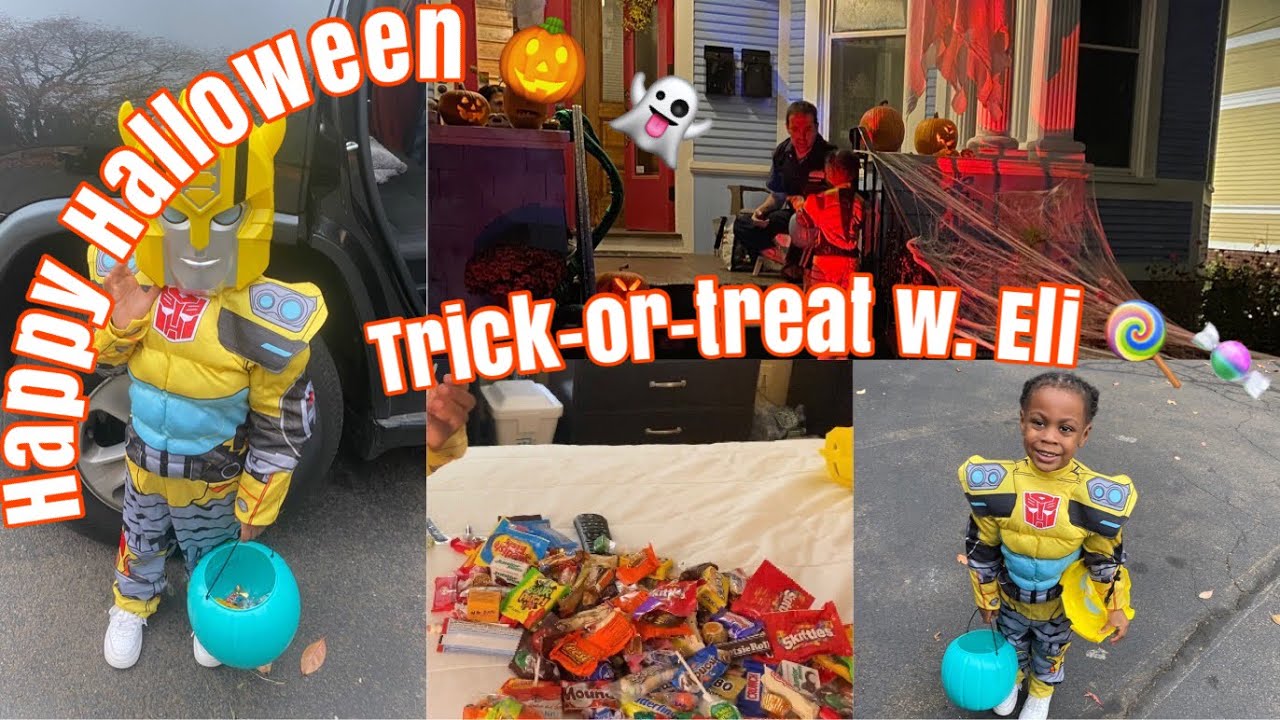 HALLOWEEN 2022 | TRICK-OR-TREAT WITH ELIJAH 👻🍭🍬🎃