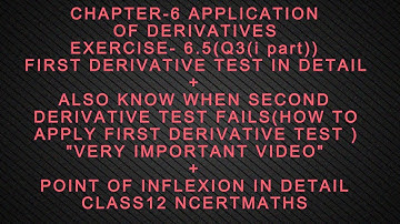 CHAPTER-6 APPLICATION OF DERIVATIVES EXERCISE 6.5 Q3(i) part  CLASS 12 NCERT MATHS