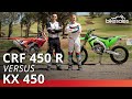 Honda CRF450R v Kawasaki KX450 2023 Comparison