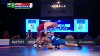 MATCH OF THE COMPETITION -- 97 kg - Jake VARNER (USA) df. Mohammad HOSSIEN MOHAMMADIAN (IRI), 3-3