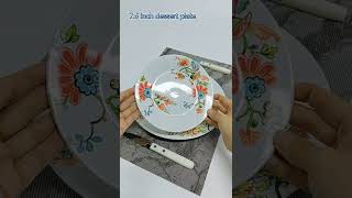 16-piece porcelain dinner set with custom design for 4 persons