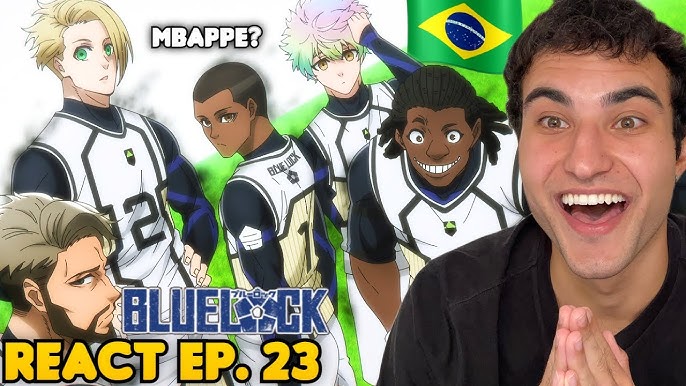 Blue Lock Episódio 23 - FIM DA PARTIDA ISAGI E RIN TERMINAM A