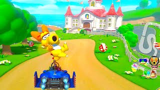 Мульт SUPER MARIO 8 DELUXE WAVE 4 WORLD BIRDO YELLOW VS SUPER MARIO CAT VS PEACH VS BOWSER