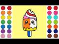 🌟🍦 Mom Teaches Child to Make Kawaii Ice Cream Sand Art 💖🎨 Fun & Easy Creative Activity ✨🌈