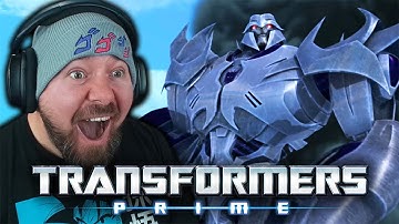 MEGATRON IS BACK, BABY!!! FIRST TIME WATCHING - Transformers Prime Episode 14 REACTION