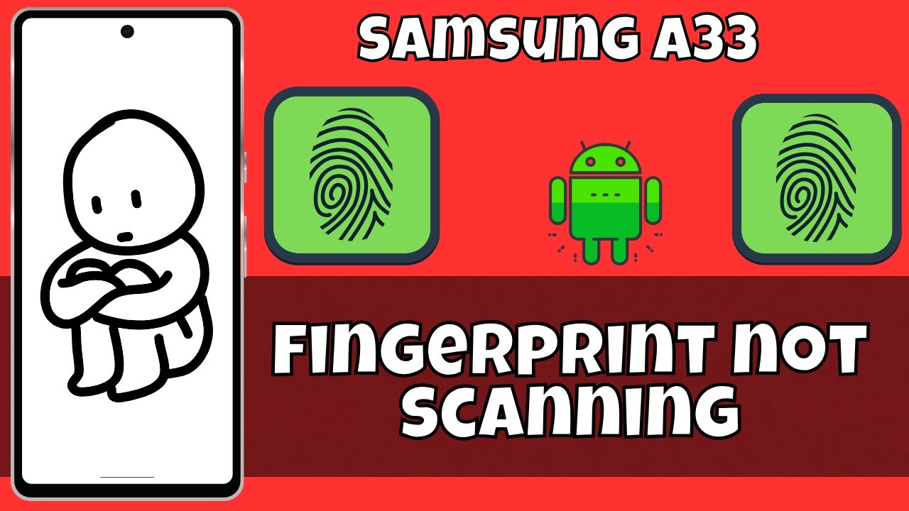 How to Solve finger print sensor not working Samsung A33 - YouTube