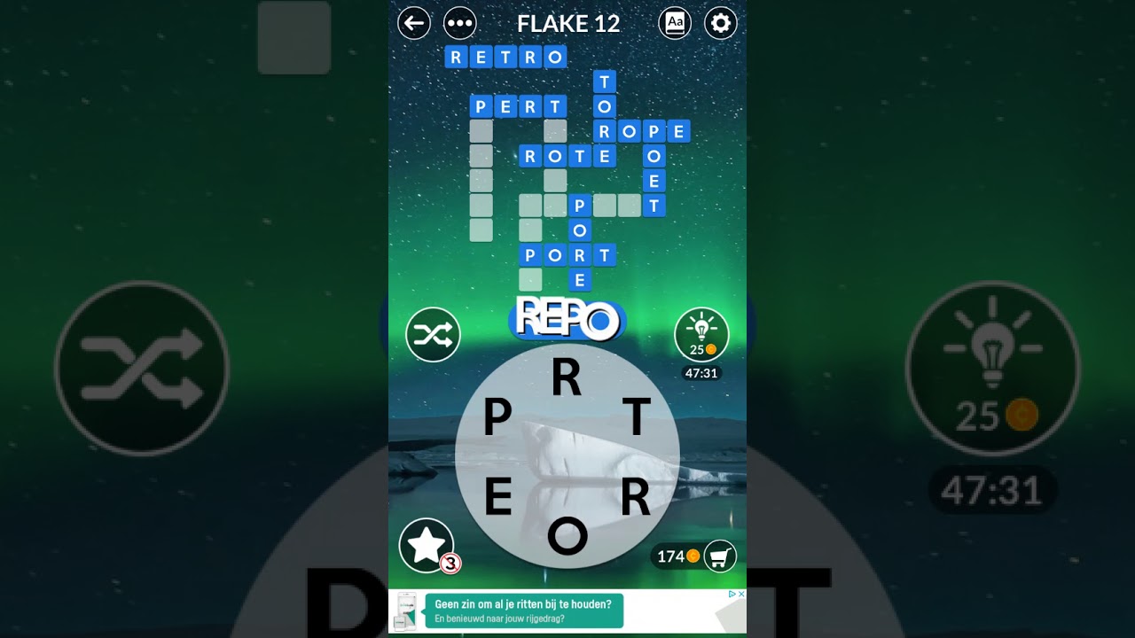 Wordscapes Winter Flake 12
