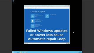 Windows Automatic Repair Loop - Win 10 and HyperV Server - 6 Possible Solutions