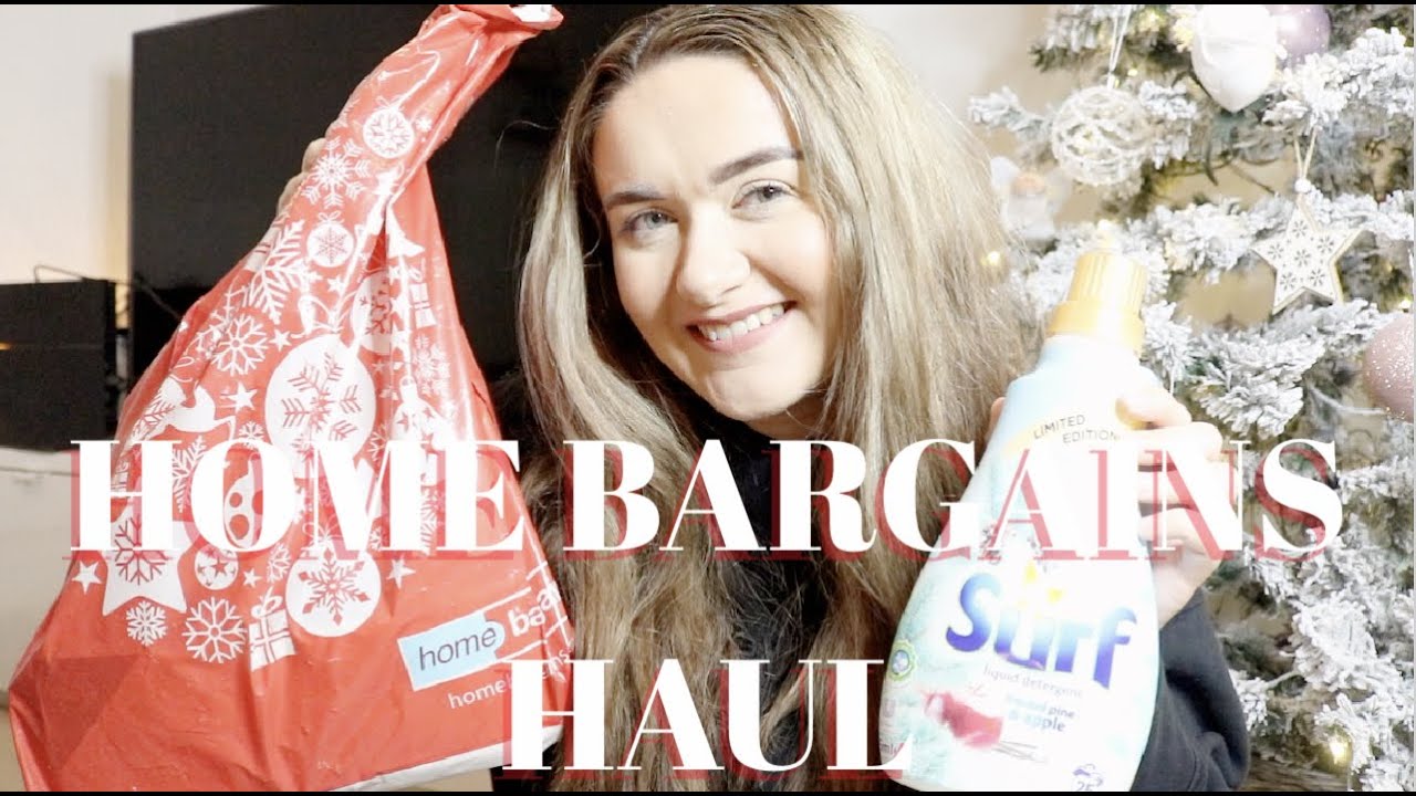 HOME BARGAINS, B&M, THE RANGE HAUL - CLEANING PRODUCTS AND XMAS BITS!