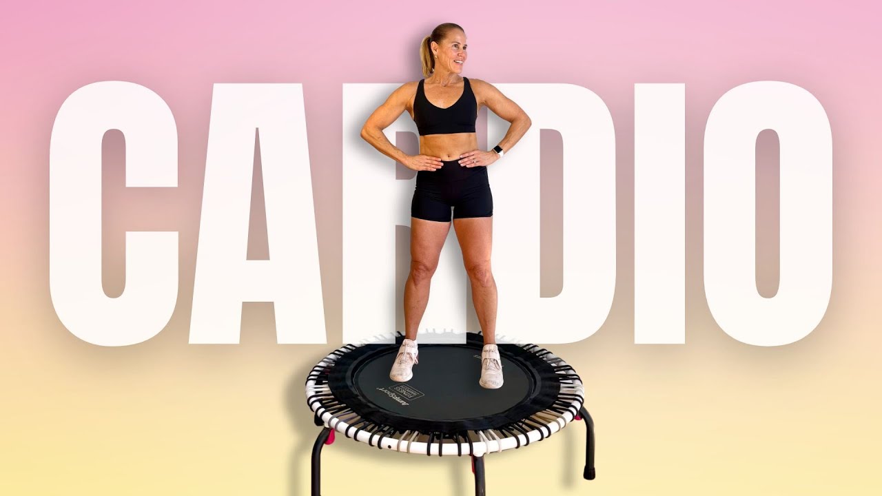 35 MIN Trampoline Cardio Workout At Home Weight Loss Abs & 4 MIN Plank Challenge YouTube