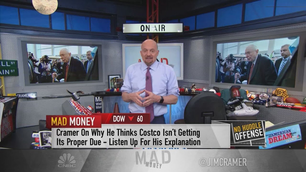 Jim Cramer says he's sticking with Costco for the long term, citing its pricing power