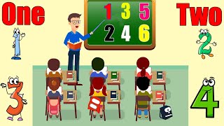 Learn Numbers 1 to 10 Counting with Spelling for Preschool | Number Song |