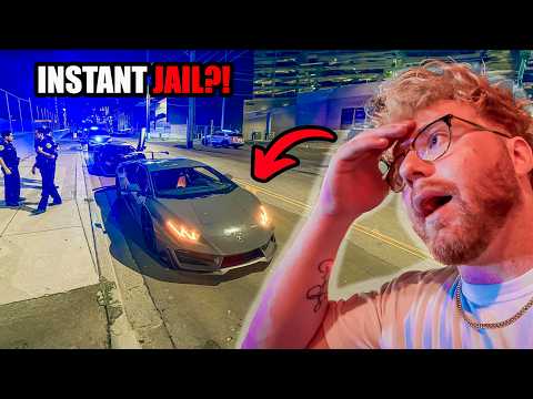 POLICE PULL OVER LAMBO OWNERS FOR A FELONY... ...
