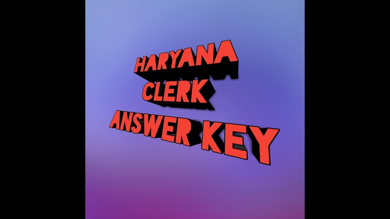 Hssc Clerk Answer Key Download now , Direct link in description 👇👇👇