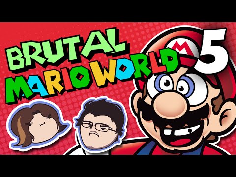Brutal Mario World: Pure Efficiency - PART 5 - Grumpcade (Ft. Markiplier)
