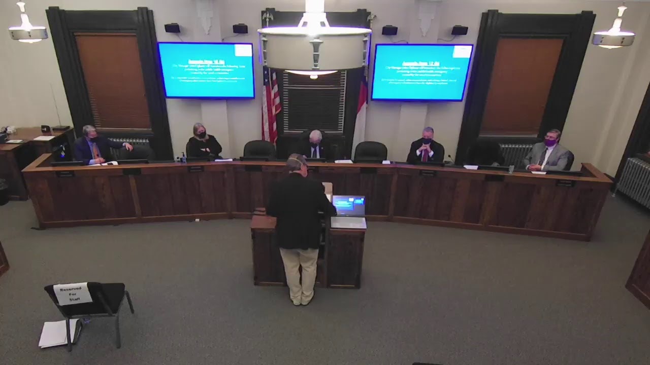 City of Asheboro January 7, 2021 Regular City Council Meeting YouTube