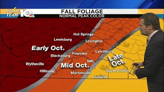 When to expect fall colors?